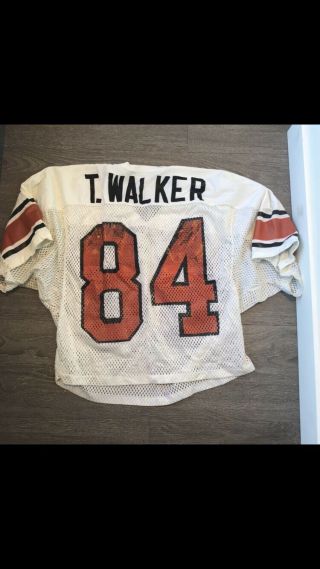 Vintage 1980’s Bc Lions Cfl Game Used/ Worn Jersey