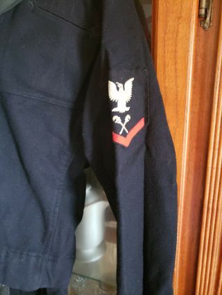 One of a kind Vtg US Navy Military Uniform w/ Mermaid embroidery 2
