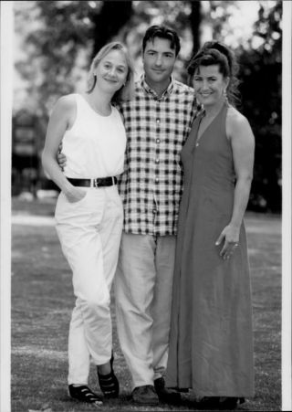 Vintage Photograph Of Niamh Cusack,  Nick Berry And Kazia Pelka From The Tv Serie