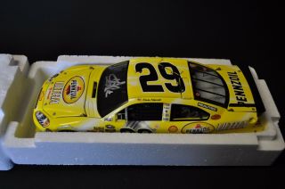 Autographed Kevin Harvick 2010 Rcca Owners Elite 29 Pennzoil Ultra 1:24 Diecast