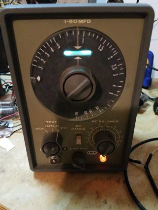 Vintage Eico 955 Capacitor Tester In Circuit Tube Test