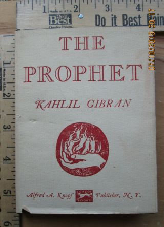 The Prophet - Kahlil Gibran - Pocket Edition 1962