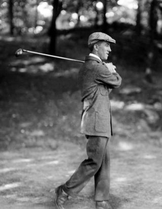 1910 - 1915 Fred Mcleod Golfing Vintage Old Photo 8.  5 " X 11 " Reprint