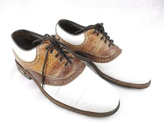 Vintage Footjoy Premiere Classics Dry 50321 Golf Shoe Handcrafted Usa Mens 8.  5b