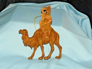 Vintage Wiseman On A Camel W Vase Italy 6 1/4 " Tall Fontanini ?? 2