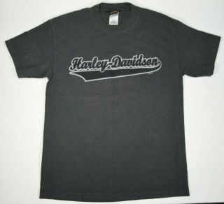 Vintage Harley Davidson Shirt Men’s Size Medium Hollywood California 2000 Gray