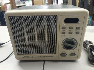 Vintage Aladdin 1500w Ceramic Safety Furnace With Clock And Timer Small Heater