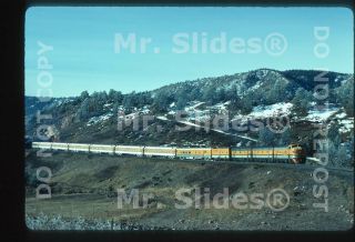 Slide D&rgw Rio Grande F9as 5771 & 2 W/ski Train Action Plainview Co