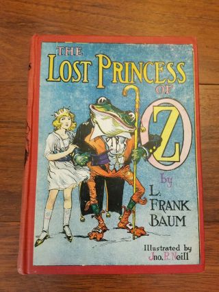 Vintage Wizard Of Oz Book " The Lost Princess Of Oz " By L.  Frank Baum