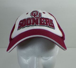 Ncaa Oklahoma Sooners Collegiate Sandwich Bill Hat With Strap Cap B4