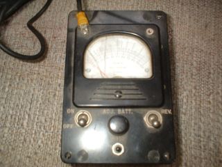 Vintage Western Electric Bell System Ohm Meter Ks - 8455 As - Is