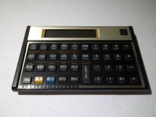 Hewlett Packard Vintage Hp 12c Financial Calculator W/ Batteries