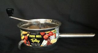 Vintage Foley Food Mill Ricer Masher Stainless Made Usa W/ Sticker