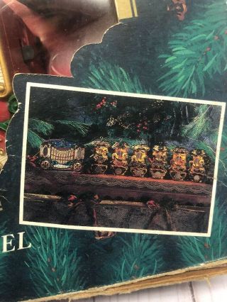 VINTAGE MR.  CHRISTMAS HOLIDAY CAROUSEL LIGHTED MUSICAL ORNAMENTS 21 Carols 1992 2