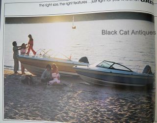Vintage 1981 Grew Boat Dealer Color Brochure Canada 2