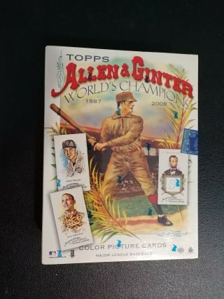 Factory 2008 Topps Allen & Ginter Baseball Hobby Box (24 Packs/8 Cards)