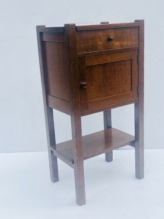 Arts & Crafts Antique Smoking Stand Early 1900 