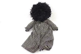 Vintage Black Americana African American Hand Made Cloth Rag Doll Folk Art 3