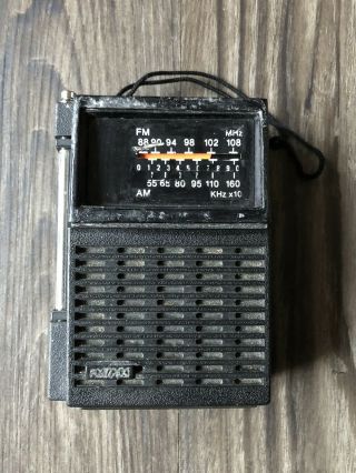 Vtg Ge General Electric Portable Am/fm Transistor Radio Model No.  7 - 2506b Parts