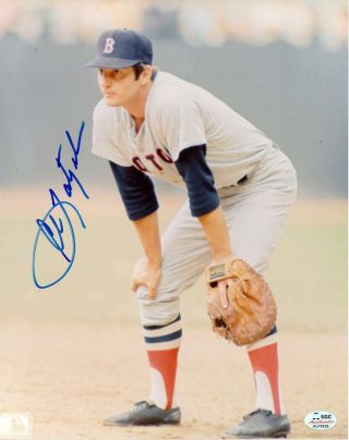 Carl Yastrzemski Signed 8x10 Photograph Auto Autograph Sgc Red Sox Pc591