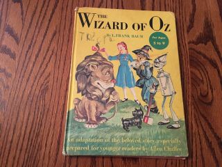 Vtg 1900/1950 The Wizard Of Oz:l.  Frank Baum,  Ages 5 To 9,  Illustrated Hardback