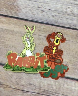 Vintage Disney Winnie The Pooh Tigger & Rabbit Magnets Magnet