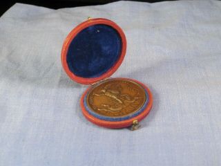 Gayrard Antique Copper Medal 1820 Dieu Nous L 