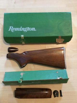 Vintage Remington Stock & Forearm Wood Set Boxes Marked M1327 M1329