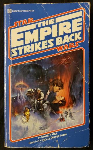 Star Wars The Empire Strikes Back 1980 Paperback 4th P.  Classic Sci - Fi
