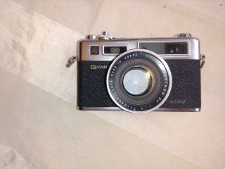 Vintage Camera Yashica Electro 35 Gsn Lens Color Yashinon Dx 1:1.  7 1 =45 Mm