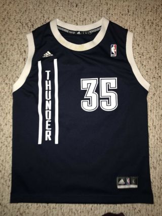 Adidas Oklahoma City Thunder Kevin Durant Youth Jersey L