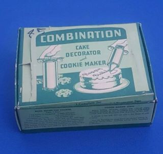 Vintage Zachman Combination Cake Decorator And Cookie Maker
