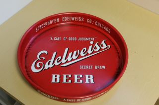 Vintage Edelweiss Beer Tray