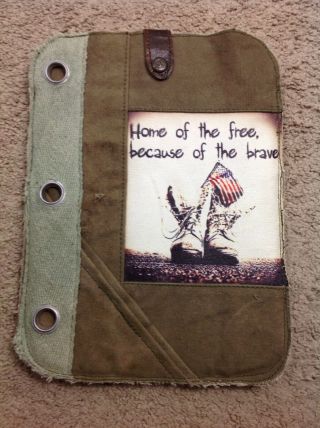 Vintage Addiction Home Of The Case Recycled Military Canvas 13 " Inspire