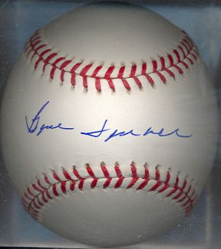 Gene Tenace San Diego Padres Oml Autographed Baseball St Louis Cardinals