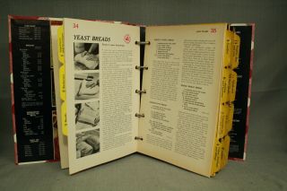 vintage Better Homes and Gardens Cook Book red plaid binder cookbook 1969 3
