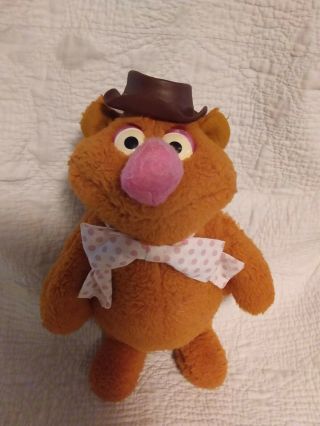 Vintage Fisher Price Fozzie Bear Plush 851 1976 Muppet Doll Jim Henson