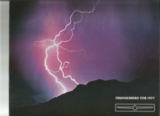 1977 Ford Thunderbird Dealer Sales Brochure
