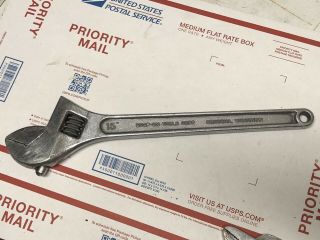 Vintage Blue - Point 15 " Adjustable Wrench Snap - On Usa