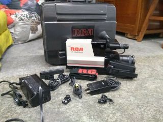 Vintage Retro Rca Cmr300 Pro Wonder Vhs Camcorder/was Recording