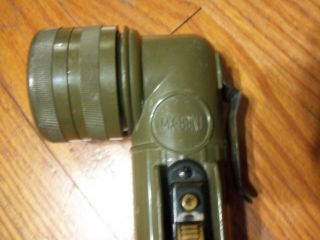 Vintage FULTON U.  S.  MX - 991/U Vietnam War Military /Angle Signal Flashlight 2
