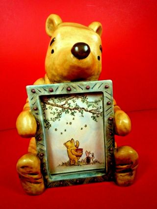 Vintage Disney Classic “winnie The Pooh” Sitting Picture Frame By Charpente