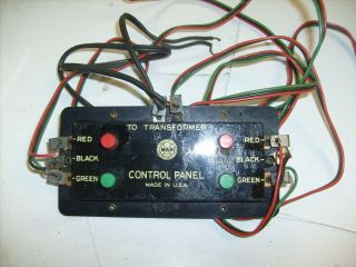 Vintage Marx Remote Control Switch Panel With Wires For Train