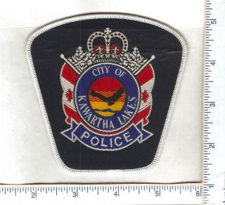 , 1 Vintage Kawartha Lakes Police Department Patch.  (ontario)
