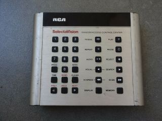 Rca Selectavision Ced Player Remote Control Sjt - 400 Vintage Retro