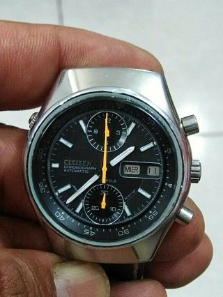 Vintage Reloj Citizen Chronograph Flyback Cal.  8110a,  Automatico De Los AÑos 70