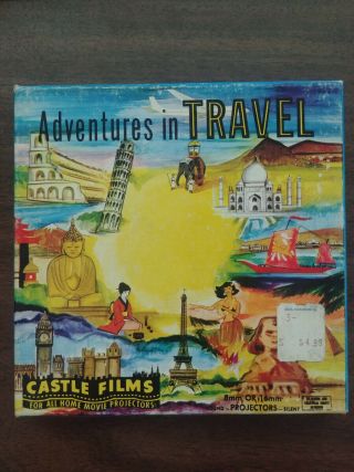 Vintage Old 8mm Movie Reel Adventures In Travel Castle Films