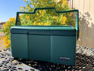 Vintage Alladin Stanley Insulated Lunch Box Cooler In Classic Green 7qt Likenew