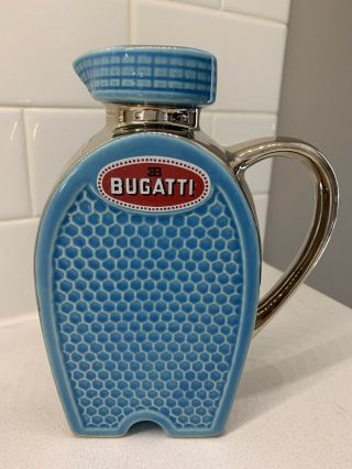 2 Bugatti Logo Ceramic Water Pitchers From RenÉ Dreyfus 