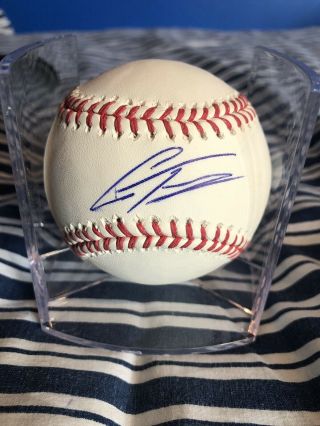 York Yankees Gleyber Torres Autographed Mlb Baseball 100 Authentic